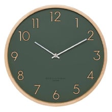 Olive Green Scarlett Silent Wall Clock